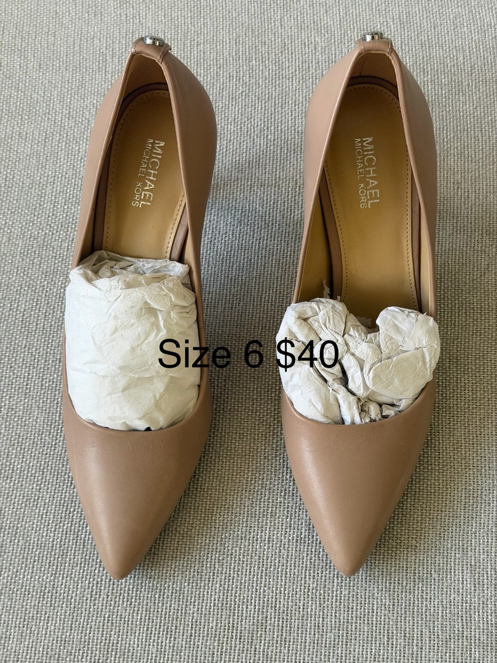 Michael Kors Blush Tan Pointed Toe Pumps